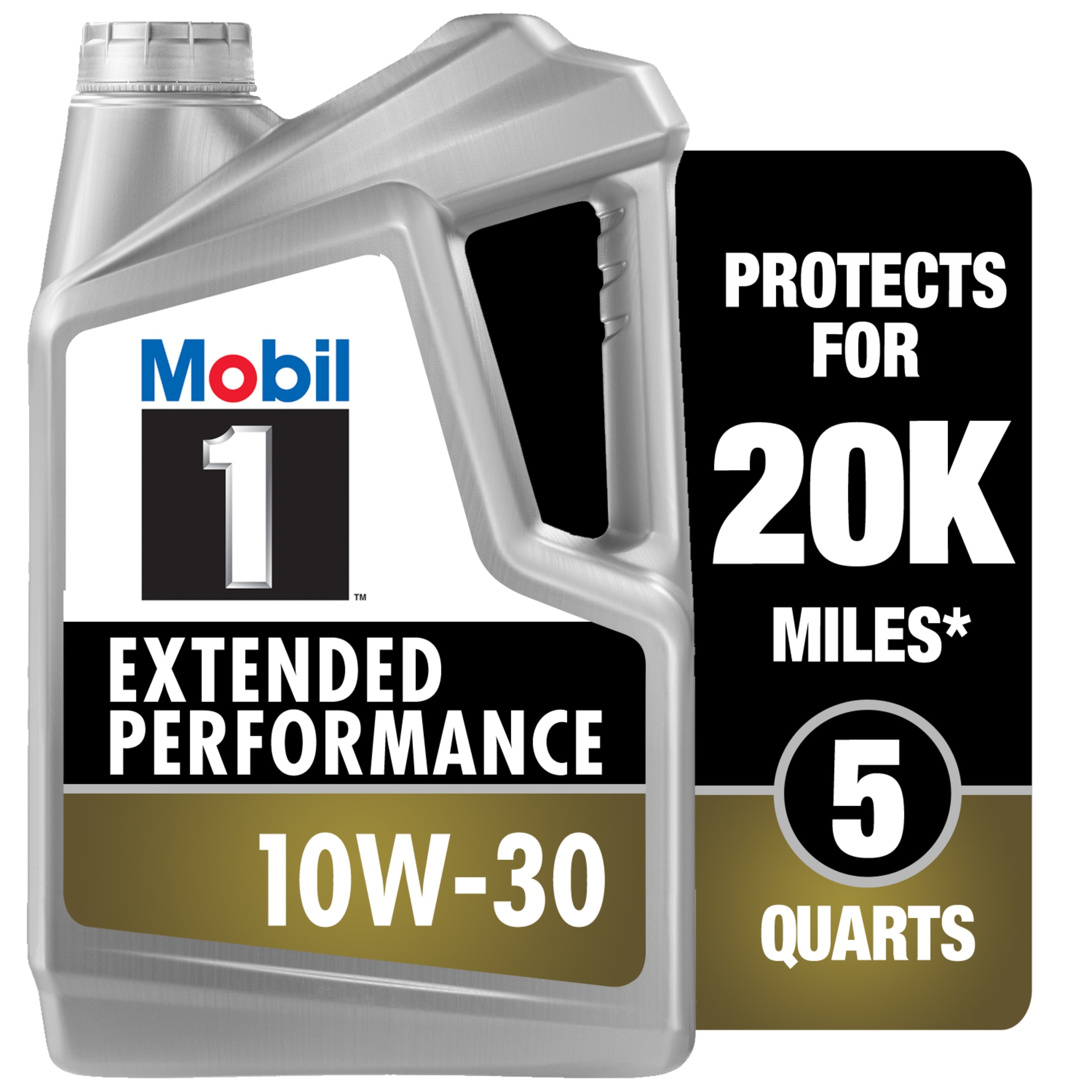 Mobil 1 Extended Performance Full Synthetic Motor Oil 10W-30, 5 Quart - image 2 of 8