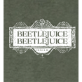 thumbnail image 2 of Beetlejuice Beetlejuice White Sign Logo Adult Green Crew Neck Short Sleeve Tee-3XL, 2 of 3