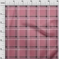 thumbnail image 2 of oneOone Georgette Viscose Fabric Tartan Check Printed Craft Fabric BTY 42 Inch Wide, 2 of 4