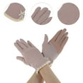 thumbnail image 2 of Unique Bargains 1 Pair Sunblock Mittens Sun Block Driving Gloves for Women Purple, 2 of 5