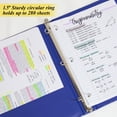 thumbnail image 7 of BAZIC 3 Ring Binder 1.5" Economy Binders, Round Ring Hold 280 Sheets, 24-Count, 7 of 7