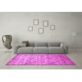 thumbnail image 3 of Ahgly Company Indoor Rectangle Abstract Pink Contemporary Area Rugs, 6' x 9', 3 of 4
