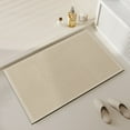 thumbnail image 4 of Luxurious Creamy Diatomite Mud Bathroom Mat | Super Absorbent Quick-Drying Non-Slip Floor Mat | Modern Style Shower Toilet Rug 16X24 Inches, 4 of 7