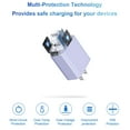 thumbnail image 7 of Coreykin 20W USB C Wall Charger-Super Fast Charger with 6FT Cable-Compatible with iPhone 14/14Pro/13/13 Pro/12/12Pro/XS/Max/XR/X/8/8 Plus-Purple, 7 of 7