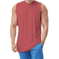 thumbnail image 2 of Sngxgn Men's Tank Tops Sleeveless Shirts Fit Gym Training Workout(Red,M), 2 of 4