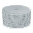 thumbnail image 1 of Unique Bargains Nylon Beading Thread Cord 2mm Extra Strong Braided Nylon String for Necklace Crafting 15M/49 Feet, Pale Grey, 1 of 5