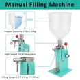 thumbnail image 6 of 5-50ml Manual Paste Liquid Filling Machine, Filling Machine,Adjustable Bottle Filling Machine With Transparent Hopper,Lightweight Bottle Filler for Liquid Paste Cosmetic Cream, 6 of 7