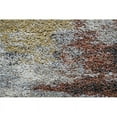 thumbnail image 3 of Granada Riverbed Ivory Gold Gray and Rust Olefin Shag Area Rug, 3 of 7