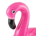 thumbnail image 4 of Summer Waves Jumbo Inflatable Pink Flamingo Ride-On Pool Raft + Gold Swan Float, 4 of 12