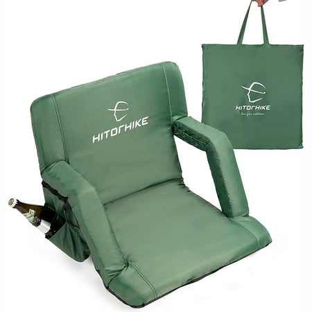 

Valentines Day Gifts Stadium Seat For Bleachers Or Benches Portable Reclining Foldable Type Stadium Seat Chair With Padded Cushion Chair Back And Armrest Support