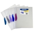 thumbnail image 2 of (5 pack) C Line Products Inc 32800 8-1/2" X 11" Clear Report Cover With Clip Assorted Color, 2 of 6