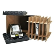 3.5" Hard Disk Drives (WITH Trays/Caddies) --- 5-COUNT Shipping  Storage Slotted Box Container KIT -- Multi-Kit Package LOT (35WT5CT)