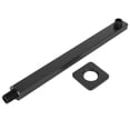 thumbnail image 1 of Shower Arm, G1/2in Thread Black Shower Arm Pipe, For Home F-Y203, 1 of 8