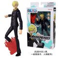 thumbnail image 3 of Bandai Pirate And Sailing King Mobile Doll Series Luffy Zoroas Mountain Smart Hand Modelo de juguete Anime Juguete periférico Modelo de regalo, 3 of 5