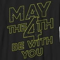 thumbnail image 2 of Boy's Star Wars May the 4th Be With You Stars  Graphic Tee Black X Small, 2 of 5