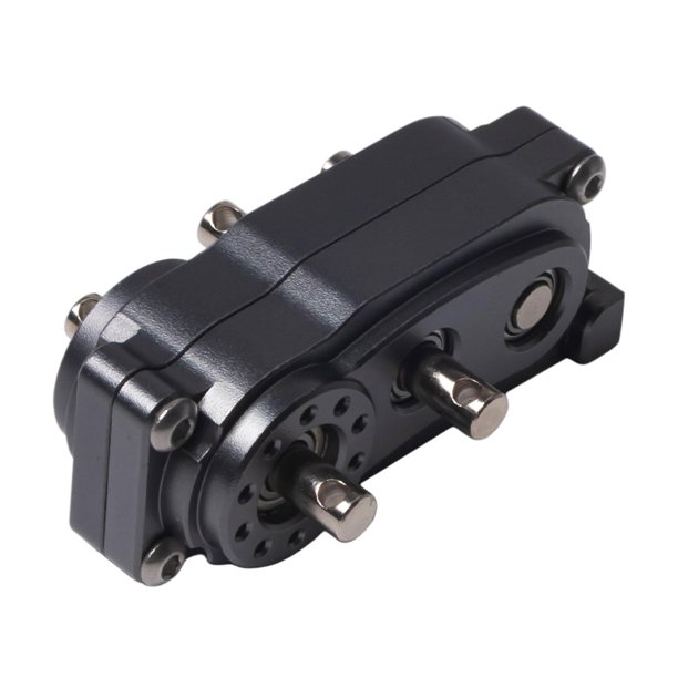 Caja de transferencia de aleación de aluminio, distancia entre ejes de 313 mm 1/10 Caja de transferencia para marca :10 RC Crawler , Sunnimix transferir caso