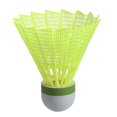 thumbnail image 2 of Spiro Badminton Nylon Shuttlecock , With A Unique Hybrid Base Cork | Green , Pack Of 10 , Playing Level - Beginner, 2 of 4