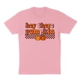 thumbnail image 1 of Retro Hey There Pumpkin Shirt Unisex Small Pink, 1 of 5