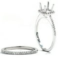 thumbnail image 2 of Pompeii 3/8ct VS1 Diamond Engagement Semi Mount White Gold Ring Set (G,VS1), 2 of 3