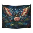 thumbnail image 3 of WOBOGO American Flag Butterfly Tapestry 90×60in Home Living Room Bedroom Wall Hanging Ornaments, 3 of 10
