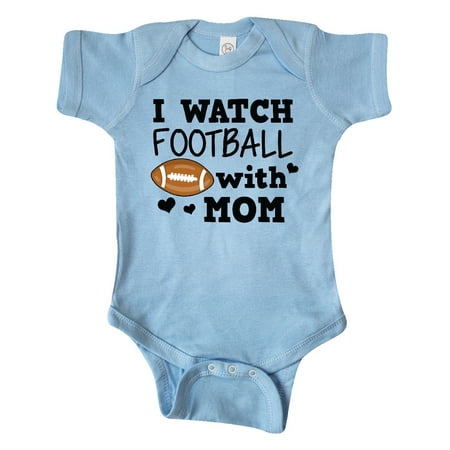

Inktastic I Watch Football with My Mom Gift Baby Boy Bodysuit