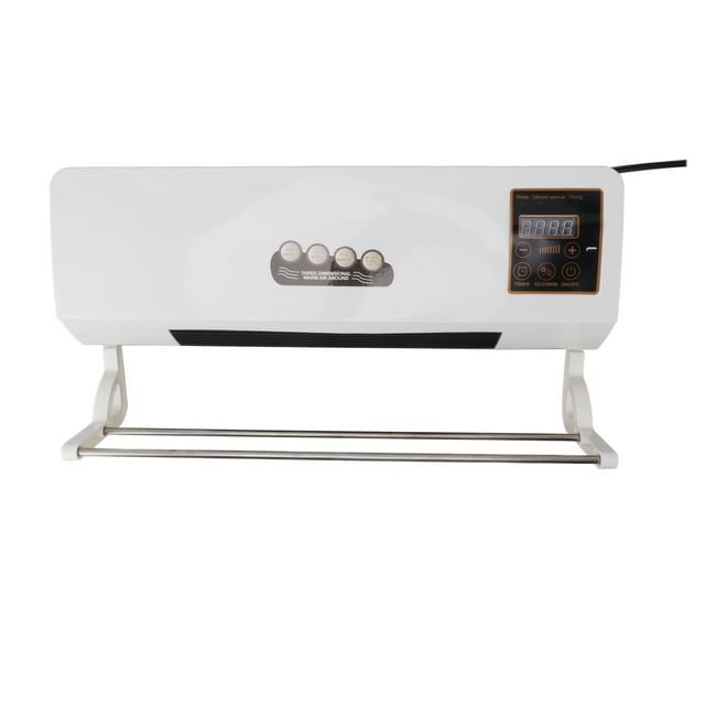 Calentador Montado en la Pared, Viento frío y Cálido, Función de Sincronización de Bajo Ruido, Ventilador Califactor 2 en 1 Con Control Remoto para Hogar