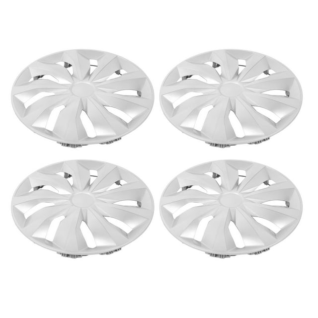 Cubiertas de Borde de la Rueda del Automóvil, Protectión completa 4 PCS Universal Fit Hubcap de Rueda de 16 Pulgadas para MK8 Custom