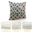 thumbnail image 4 of Nawypu  Mediterranean Art Pillow Covers, Blue Tile Pillow Case Decor, Farmhouse Tile Theme Cushion Pillowcase Cover for Sofa Couch Decorative, 4 of 5