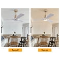 thumbnail image 4 of Low Noise Indoor Lighting Fixtures Remote Control 48" Led Ceiling Fan Light, 4 of 20