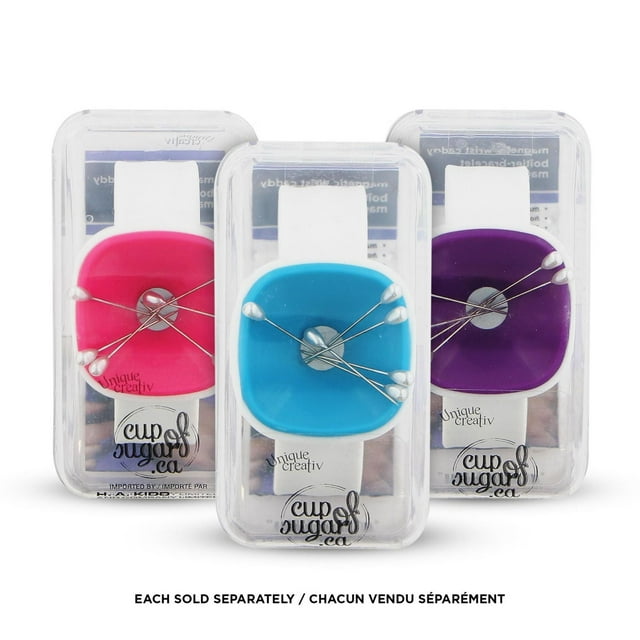 UNIQUE Creativ Porte-épingles magnétique pour poignet — couleurs assorties