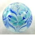 thumbnail image 2 of 22mm (7/8") Aster Hand Made Art Glass Marble Glow in The Dark, 2 of 7