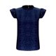 thumbnail image 5 of Tops Cortos para las Mujeres Manga de Herradura Impresa Manga Corta Cuello Redondo, Top de Moda para Primavera Verano Casual, 5 of 7