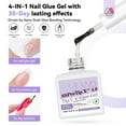 thumbnail image 3 of SAVILAND Gel Nail Kit with 500 Short Almond Tips, Electric Nail Drill, Nail Glue, 3 of 7