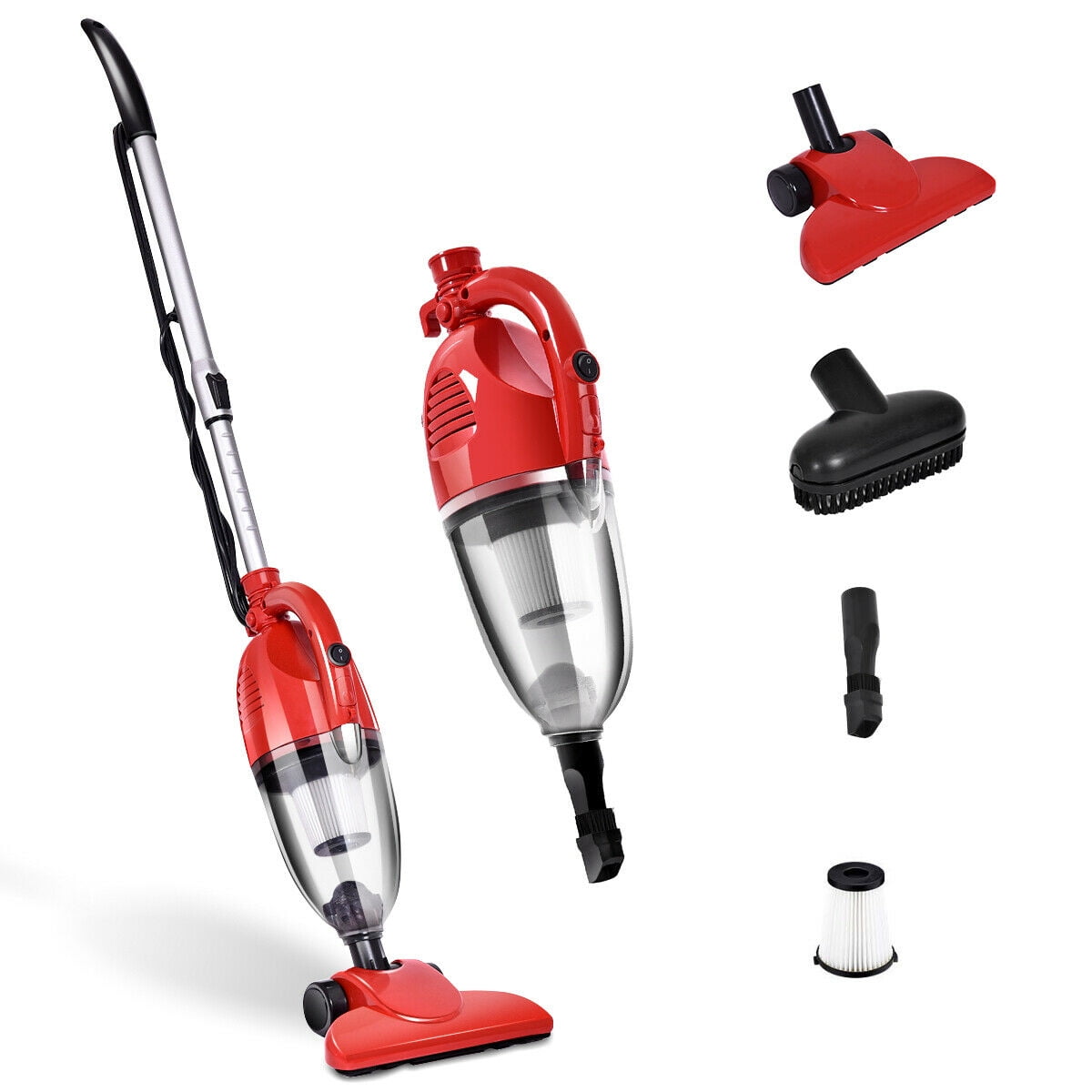 800W 2in1 Vacuum Cleaner Corded Upright Stick & Handheld w/ HEPA