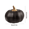 thumbnail image 2 of KPIMOR Halloween Pumpkin Decorations,White Ceramic Pumpkin Decor with Gold Stem, Modern Fall Harvest Table Centerpiece for Home, Office, and Party Display, 2 of 5