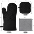 thumbnail image 2 of Juego de guantes y soportes para ollas KEGOUU de alta resistencia al calor, 2 of 7