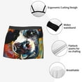 thumbnail image 6 of Balery Cow Men's Boxer Briefs, Soft and Breathable Cotton Underwear with nylon Waistband-Large, 6 of 9