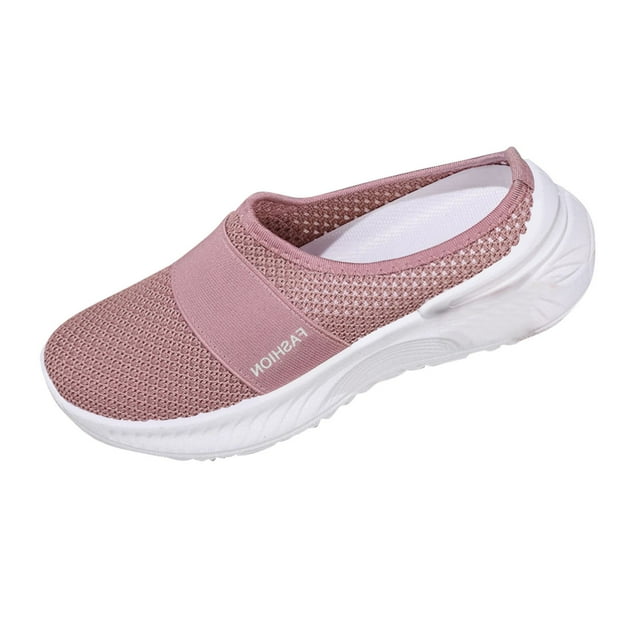 Lenago Chaussures pour Femmes Hey Dudes Chaussures pour Femmes Mode Décontractée Été Bout Fermé Respirant Demi-Chaussons Chaussures pour Femmes