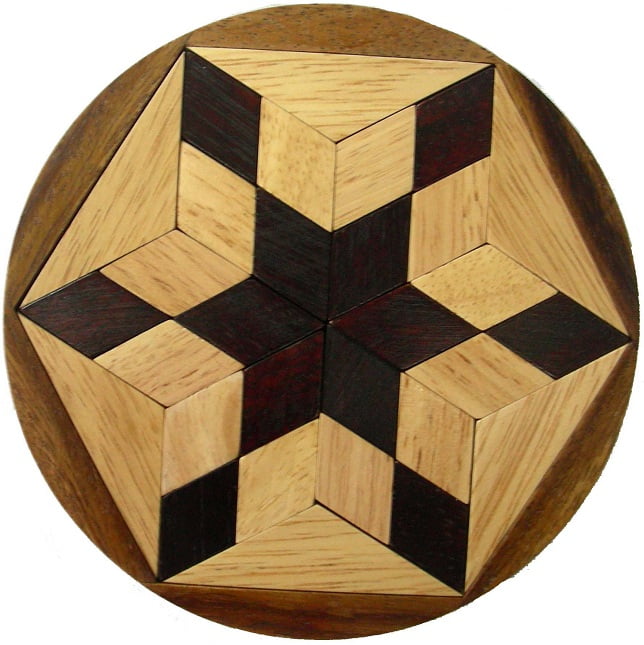 star wooden puzzle