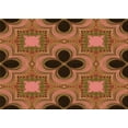 thumbnail image 1 of Ahgly Company Machine Washable Indoor Rectangle Transitional Orange Area Rugs, 3' x 5', 1 of 7