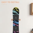thumbnail image 4 of LOLIPPYY 4-Piece Wood Ski Board Hooks Vertical Wall Mount Rack for Indoor Snowboard Storage and Organization, 4 of 6