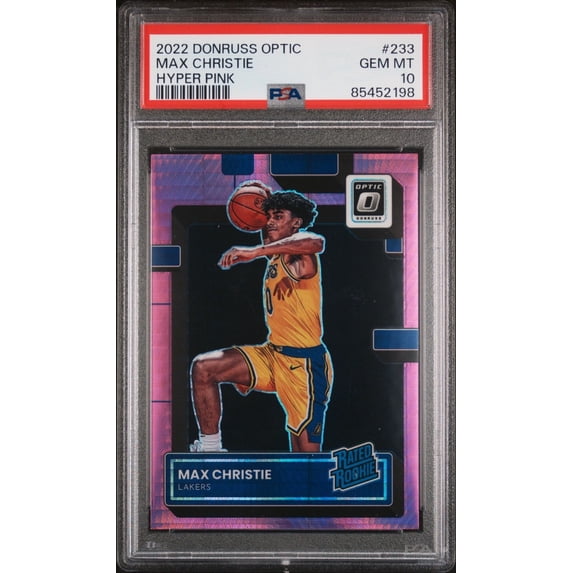 2022 Donruss Optic Max Christie #233 Optic Parallel/Variety PSA 10
