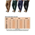 thumbnail image 4 of Noilla Men Pants Drawstring Bottoms Elastic Waist Trousers Mens Casual Cropped Pant Corduroy Blue M, 4 of 4