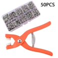 thumbnail image 2 of Metal Snaps Buttons With Fastener Pliers Tool Kit Five Claw Buckle Set Sewing Free Buttons Set For Diy Crafts Children's, 2 of 5