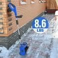 thumbnail image 4 of SOYUS 20V Cordless Snow Shovel, Electric Snow Shovel with Adjustable Front Handle&Dust Bag, Blue, 4 of 7
