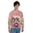 thumbnail image 4 of Happy Valentine’s Day Adorable Miniature American Shepherd Puppy Holding Heart Balloon All Over Print 3D Baseball Jacket MAS Dog Lover Gifts Bomber Jacket Softball - 00030, 4 of 6