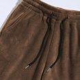 thumbnail image 4 of YUEVORA Casual Shorts for Men, Drawstring Elastic Waist Shorts, Knee Length Relaxed Fit Athletic Shorts with Side Pockets, 4 of 8