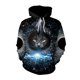 thumbnail image 1 of Sudadera con capucha para hombre, jersey de manga larga con estampado de gato, ropa de calle con bolsillos, Otoño e Invierno, 1 of 4