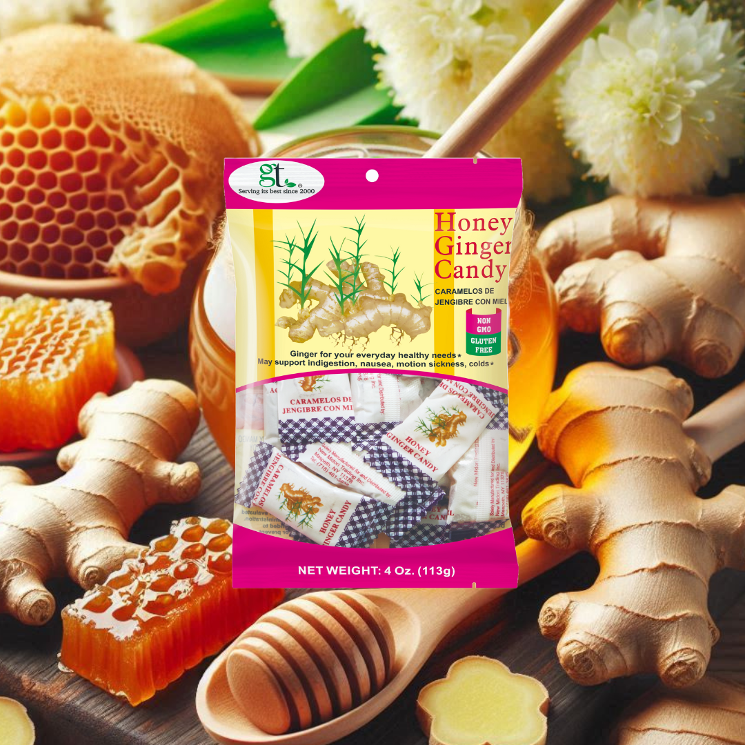 GT Instant Crystal Honey Ginger Tea Care Package, 21.18 Ounce Box (40 Tea Pouches)