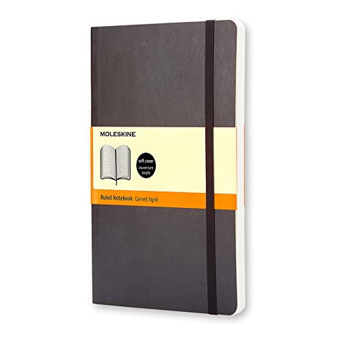 Moleskine Classic Notebook, Soft Cover, Pocket (3.5" x 5.5") Ruled/Lined, Black, 192 Pages